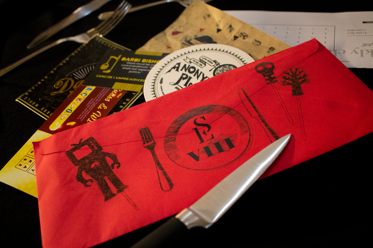 Scarlet Envelope Dinner with Anonymous Review